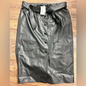 Leather Skirt